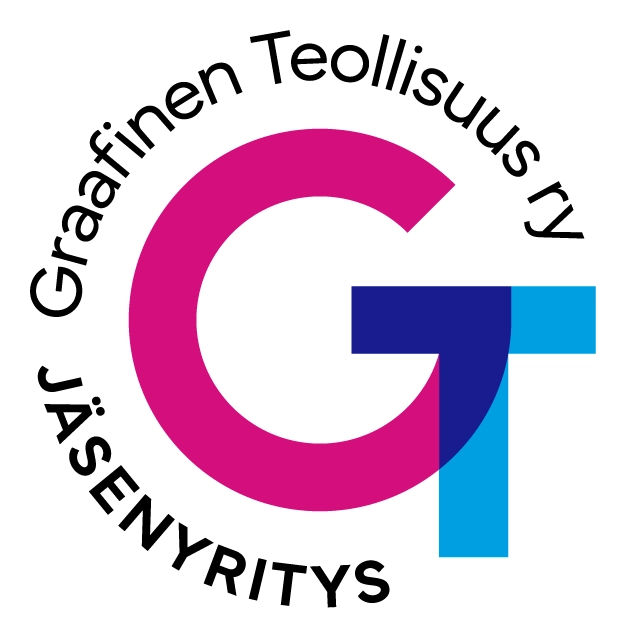 Graafinen Teollisuus ry jäsenmerkki